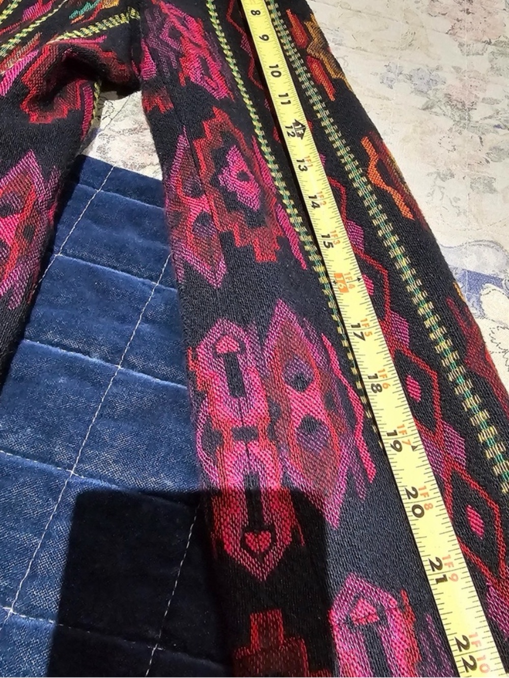 Vintage Texas Outfitters southwest Blazer with Black Velvet Collar - Picture 6 of 6